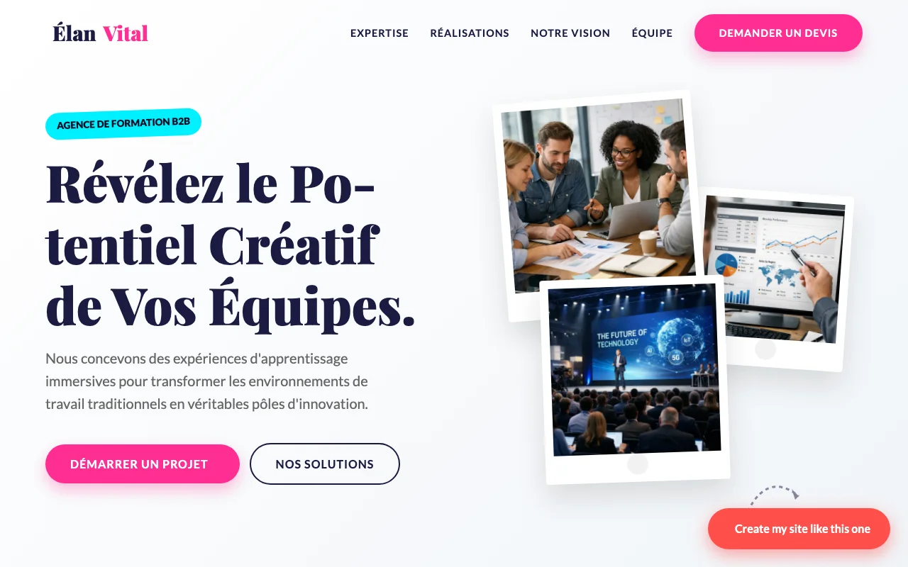 Business site — Agency