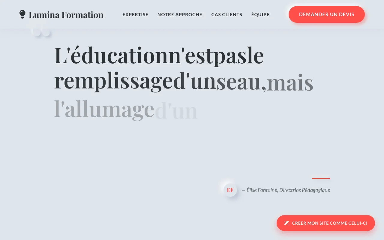 Business site — Manifesto