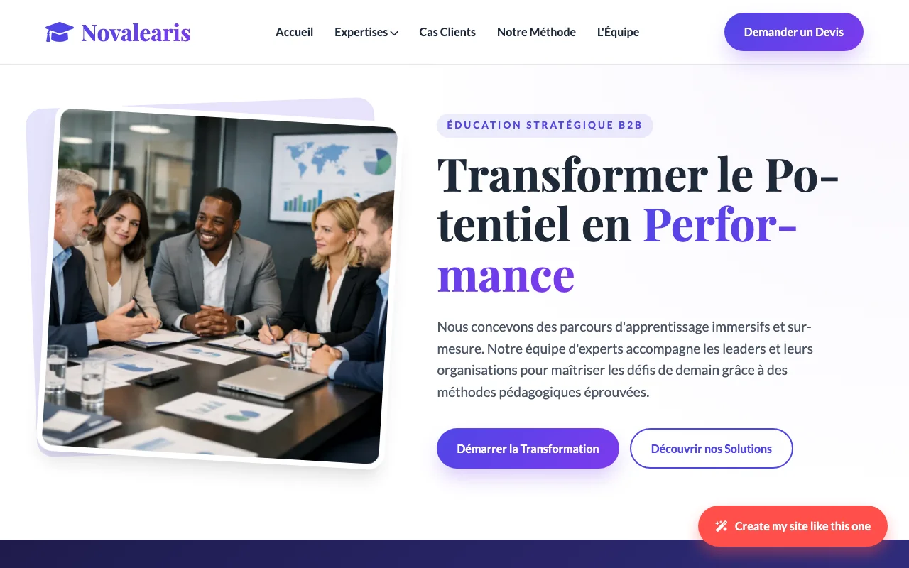 Business site — Startup