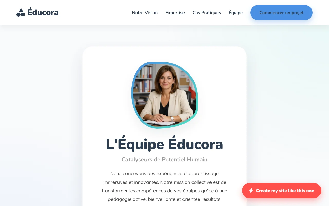 Business site — Warm