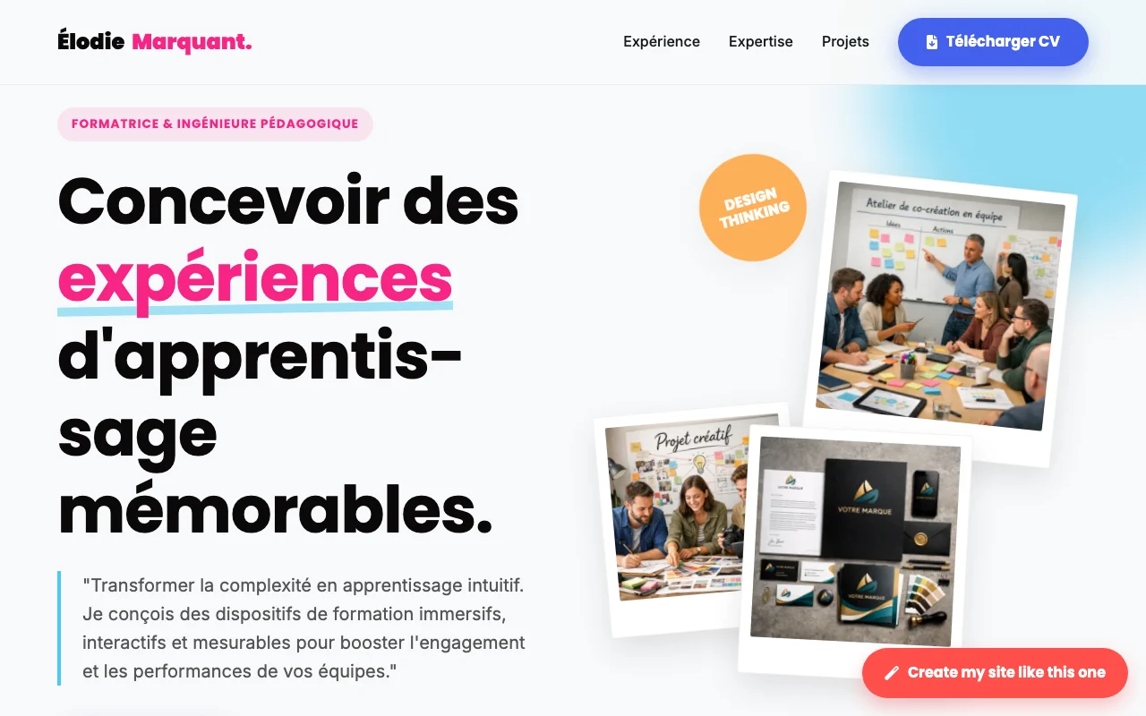Professional CV — Agency