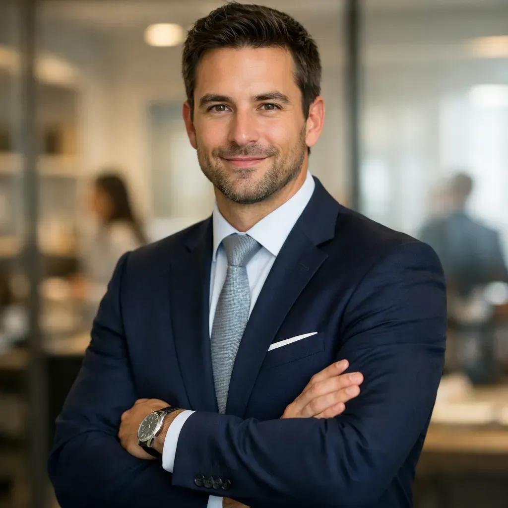 Portrait professionnel de consultant