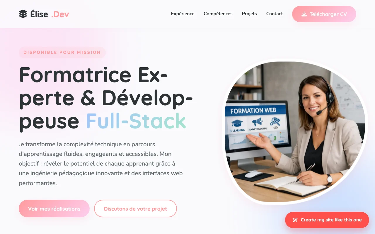 Professional CV — Classic
