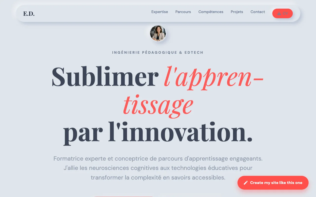 Professional CV — Editorial