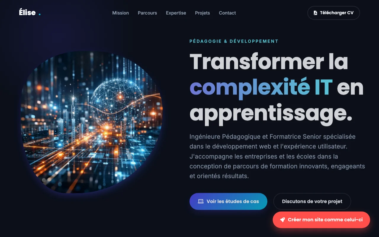 Professional CV — Startup
