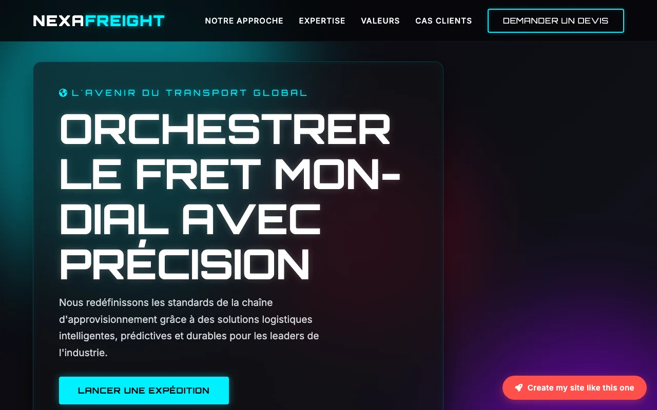 Business site — Cinematic