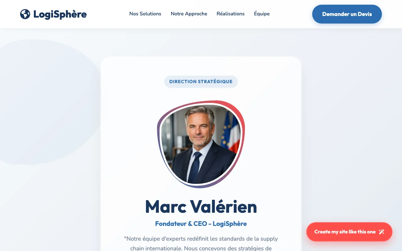 Business site — Warm