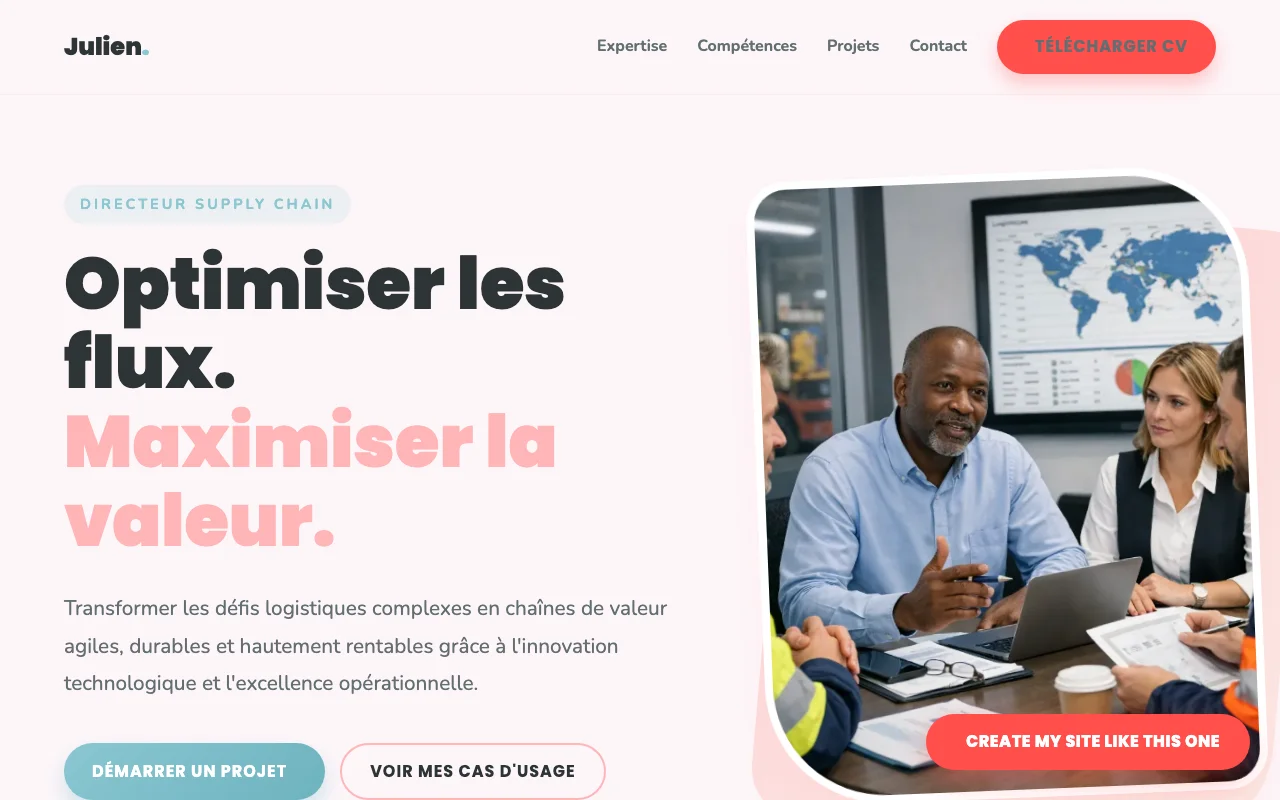 Professional CV — Classic