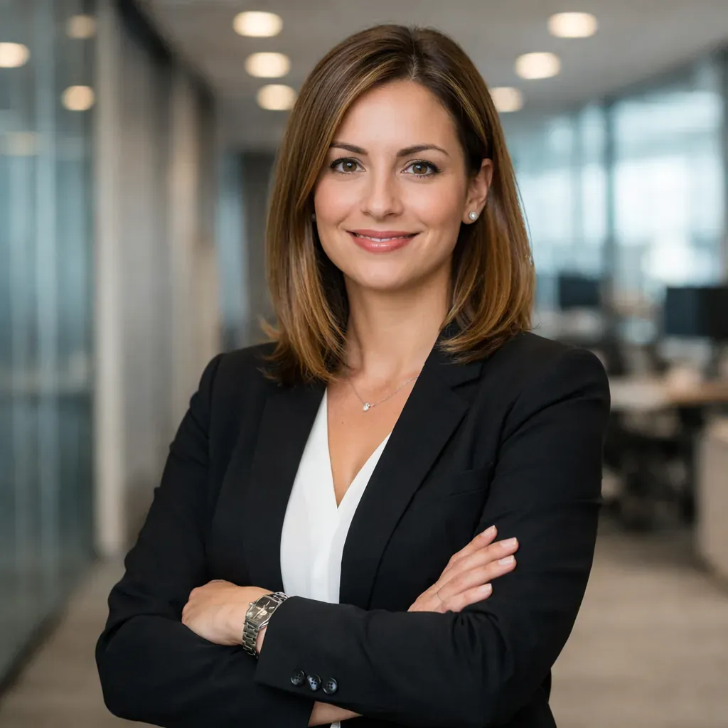 Portrait professionnel en environnement corporate