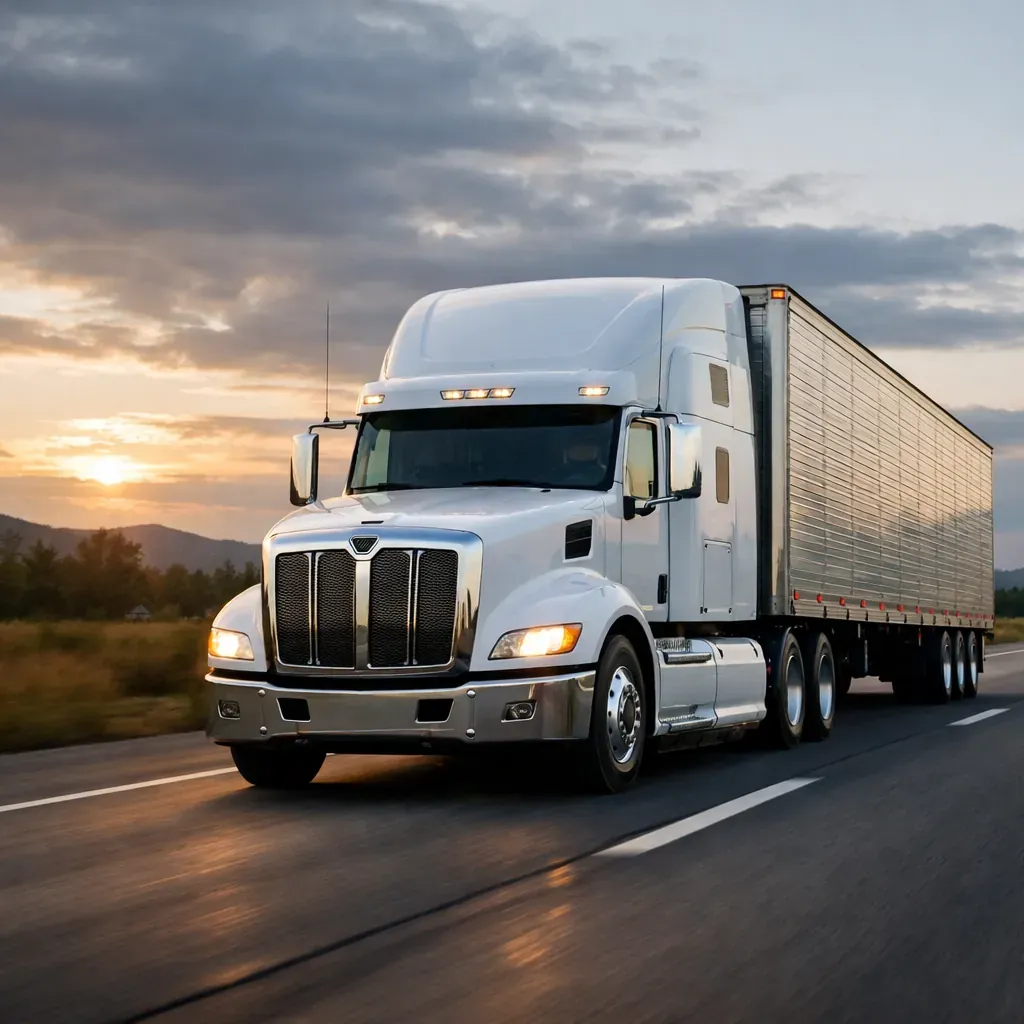 Camion sur route