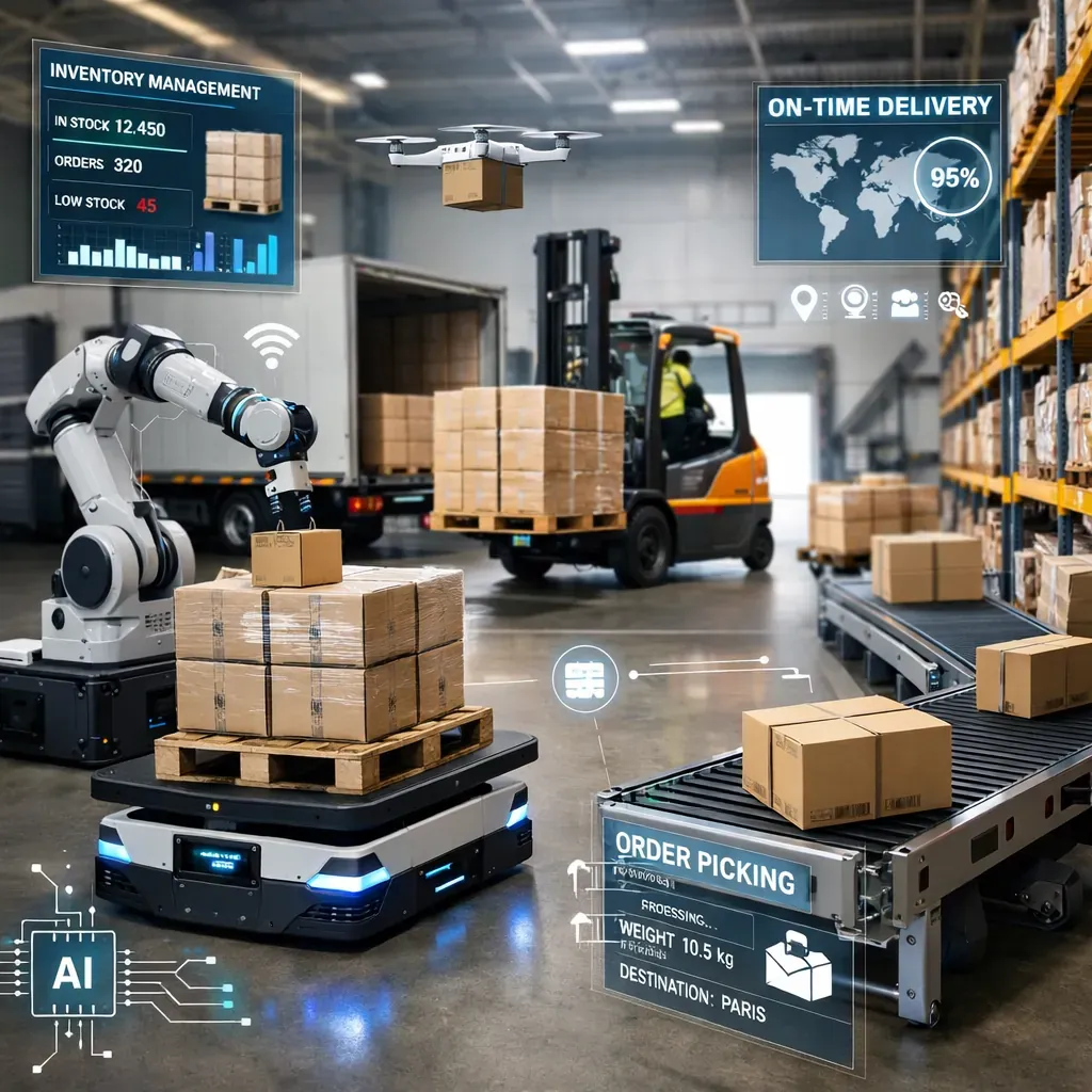 Technologie logistique moderne