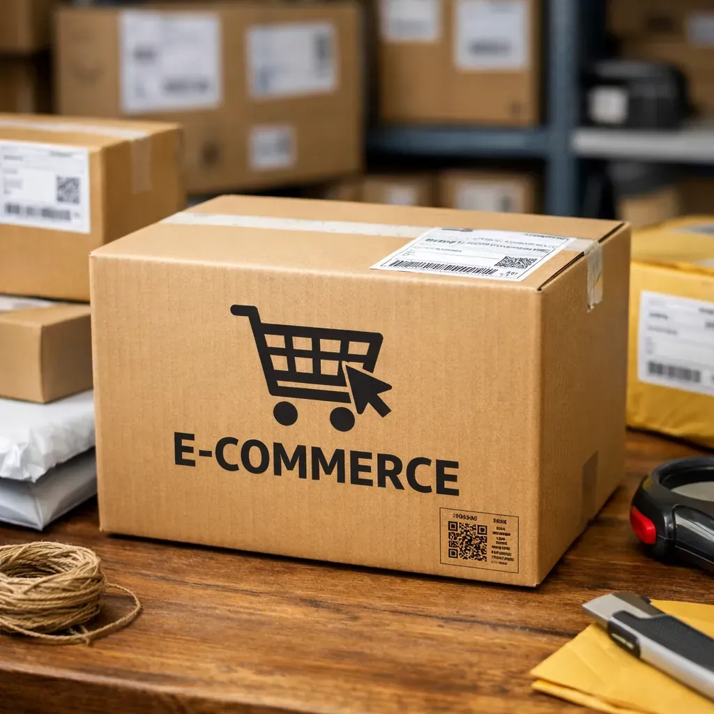 E-commerce packages box