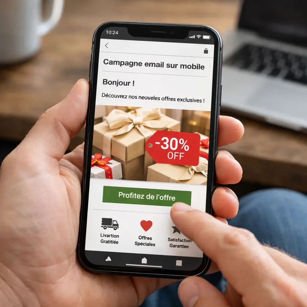 Campagne email sur mobile