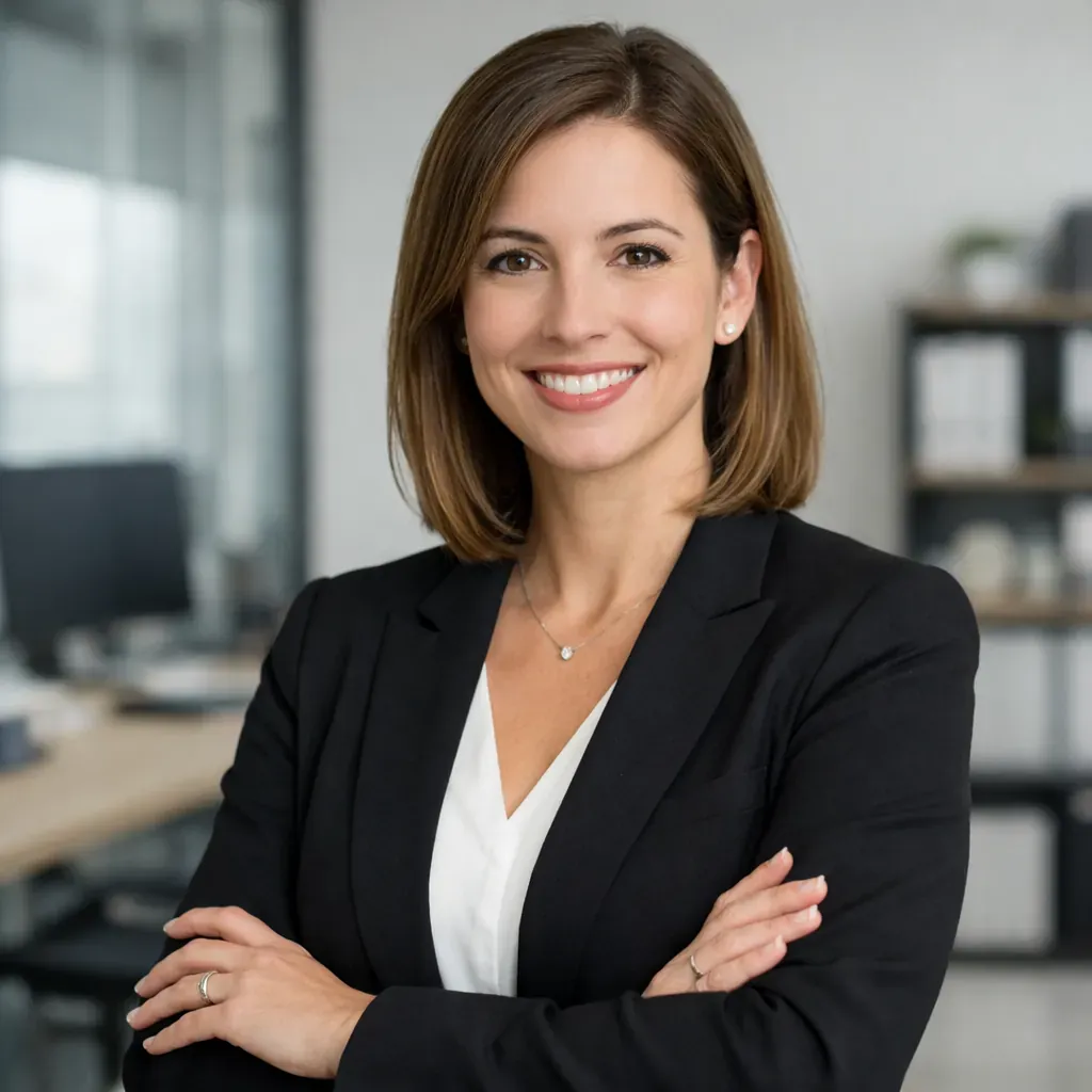 Portrait professionnel B2B dans un bureau
