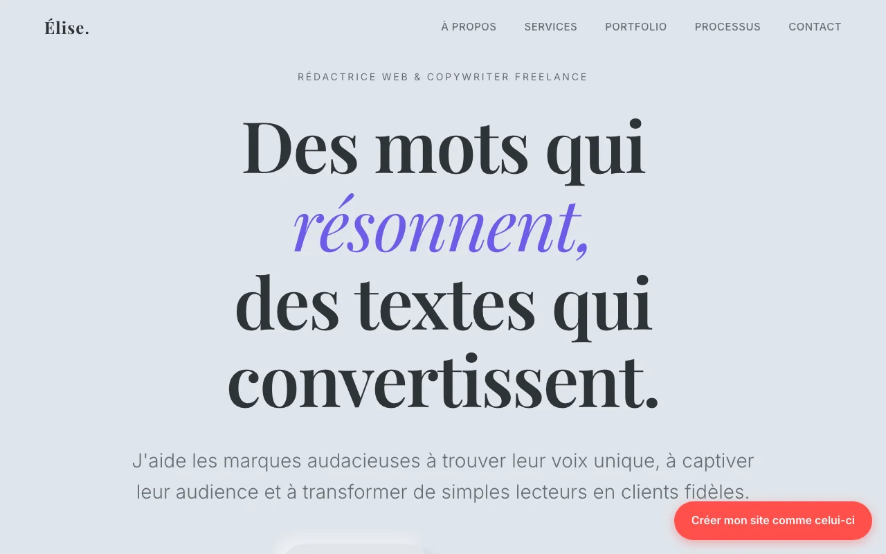 Freelance services — Editorial